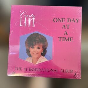 VTG‎ Sealed Cristy Lane Vinyl One Day At A Time Gospel Pink Deadstock USA 1983